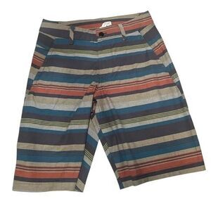 Lululemon Shorts Mens 30 Multi Color Striped 10" Inseam Casual Performance Chino